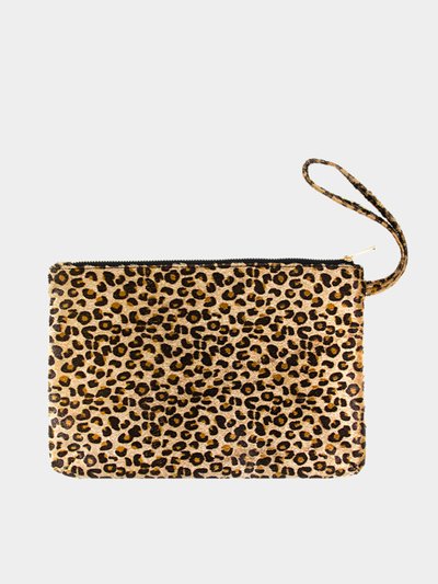 Embellish Your Life Leopard Faux Fur Wristlet product