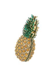 Luxe Crystal Pineapple Chain Evening Bag