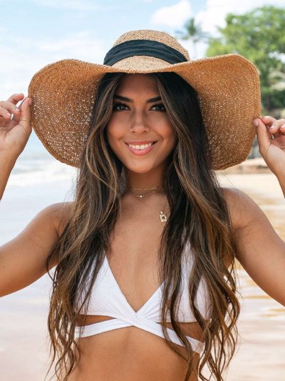 Embellish Your Life Packable Straw Beach Hat product