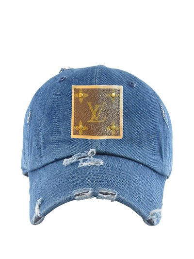 Embellish Your Life Up-Cycled Distressed Denim Baseball Cap product