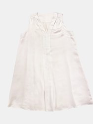 The Cecilia Dress - Satin White