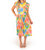 Chloe Dress In Geo Multi - Geo Multi