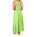 Empire Maxi Dress In Garden Green