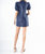 Hampton Mini Dress In Navy Ostrich