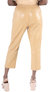 Joy Faux Leather Jogger In Lark Camel