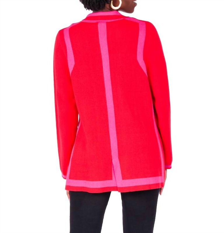 Sloane Blazer In Red