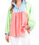 Stella Top In Guava Colorblock - Guava Colorblock