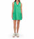 Varsity Daisy Dress In Emerald Cheetah - Emerald Cheetah