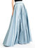 Light Blue Taffeta Ball Skirt - Light Blue