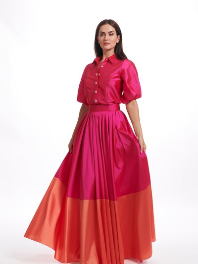 EMILY SHALANT Two Tone Ballgown Skirt product