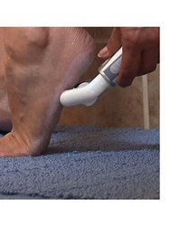 Micro Pedi White Callus Remover With Extra Coarse Roller & Cleaning Brush (AP-3RPS)
