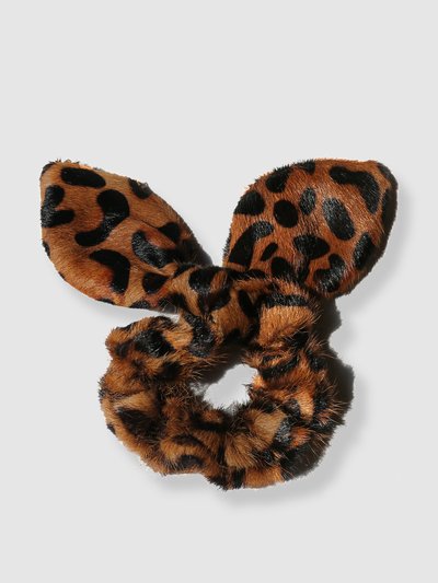 Emm Kuo Leather Scrunchie - Leopard product