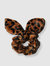 Leather Scrunchie - Leopard - Leopard