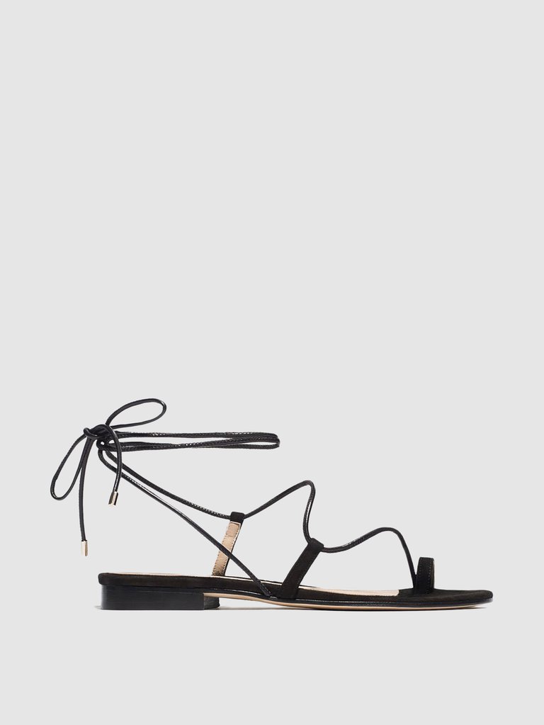 Susan in Black Suede - Black Suede