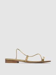 Susan Slide in Gold - Gold