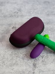 G.F.Y.L. Emojibator™ Travel Case with Zipper - Purple/Black