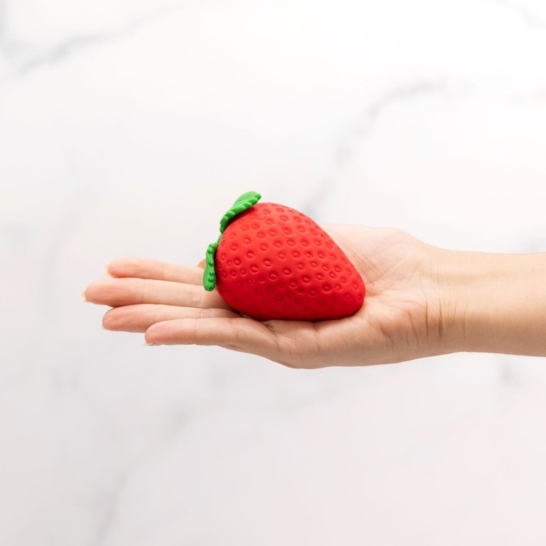 Strawberry Vibrator & Suction Toy