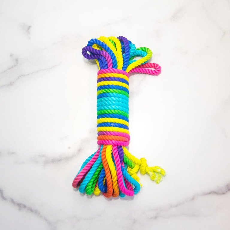 Unicorn Rainbow Bondage Rope - Rainbow