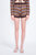 Adriana Knit Shorts - Dark Brown Multi