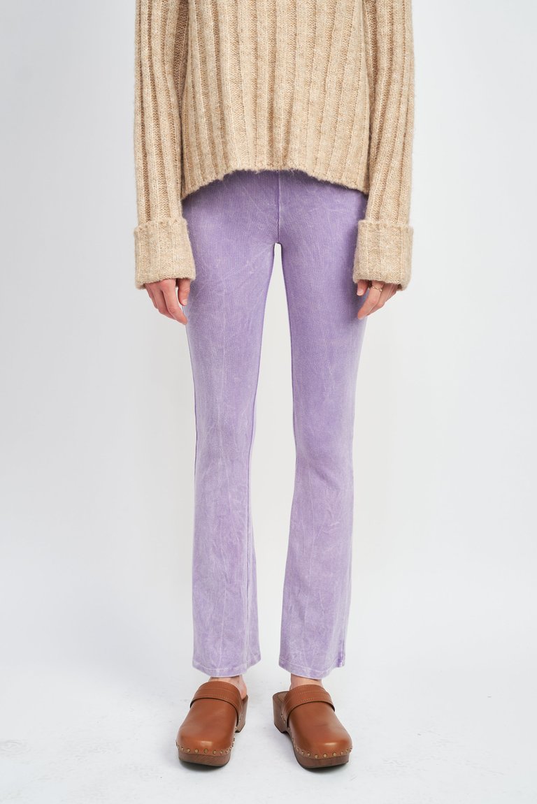 Alina Flared Pants - Purple