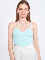 Ansley Ribbed Tank Top - Mint