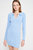 Blair Button Up Mini Dress - Sky Blue