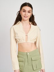 Briar Cropped Top - Natural