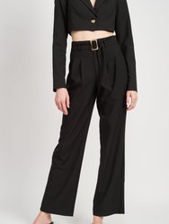 Bridget Wide Pants - Black