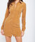 Closer To You Corduroy Dress - Tan