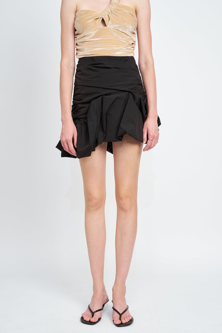 Dennise Mini Skirt - Black