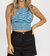 Dyed Knit Crop Tank - Multiblue