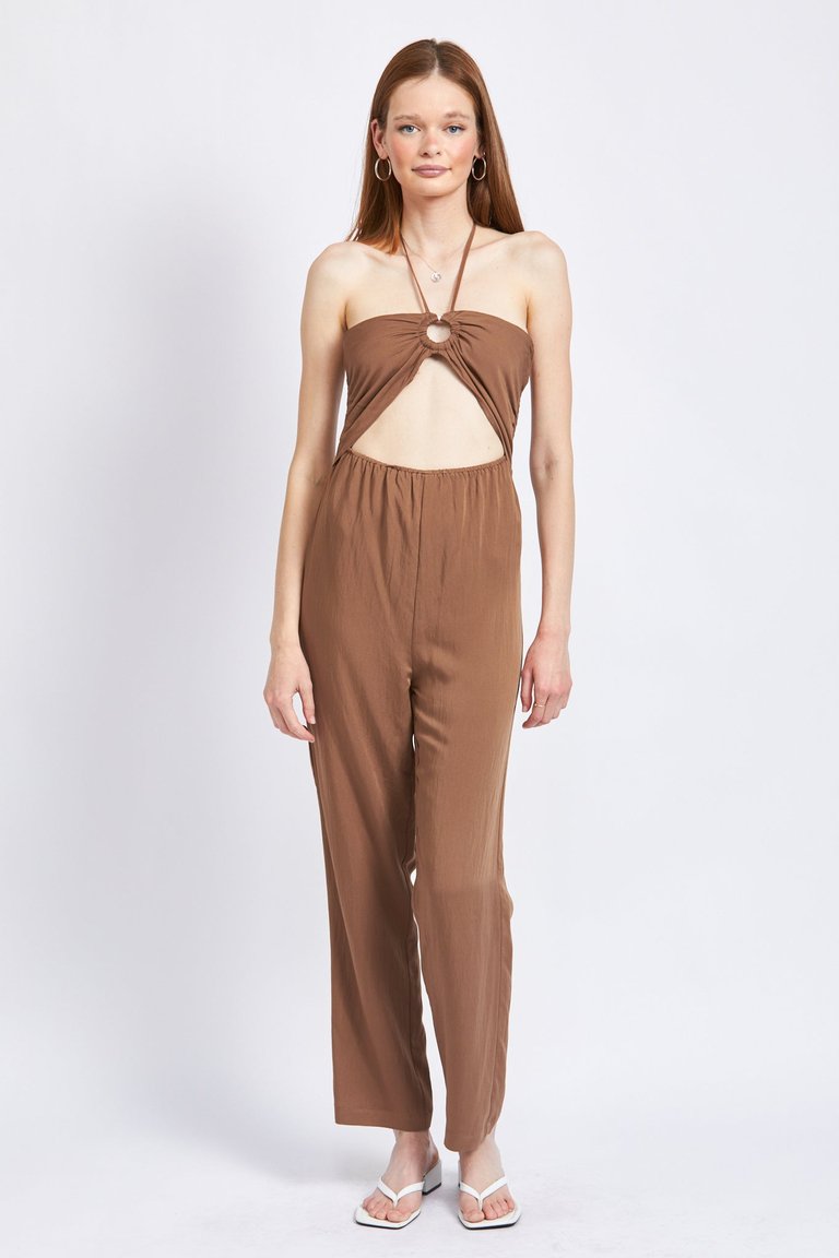 Elia Jumpsuit - Cocoa