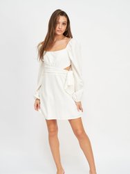 Emma Mini Dress - Off-White