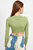 Finley Long Sleeve Wrapped Crop Top