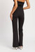 High Waist Flared Pants In Black