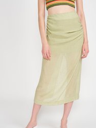 Jovie Midi Skirt - Pistachio