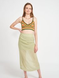 Jovie Midi Skirt - Pistachio