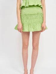 Joyce Mini Skirt - Green