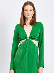 June Mini Dress - Green