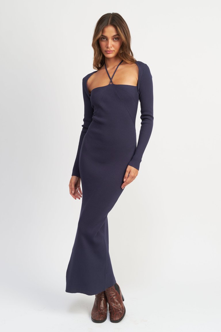 Kallie Maxi Dress - Navy