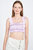Keira Ruffled Cropped Top - Lilac