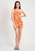 Keziah Mini Dress - Orange Combo