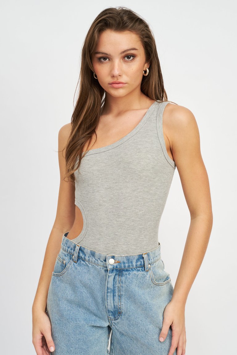 Lydia Bodysuit - Heather Grey