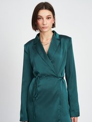 Ramona Mini Dress - Emerald Green