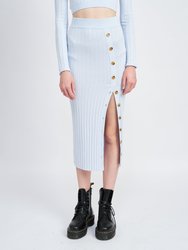 Rosalie Midi Skirt - Light Blue