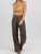 Satin Wide Leg Pintuck Pant