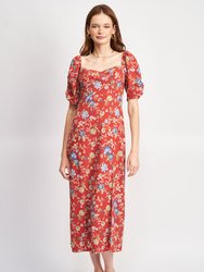 Tove Maxi Dress - Brown