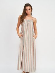 Uliana Maxi Dress - Stripe Multi