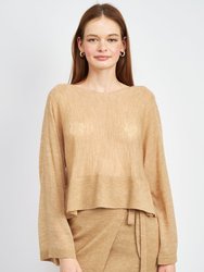 Umber Sweater - Tan