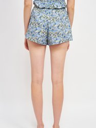 Vera Flora Printed Shorts